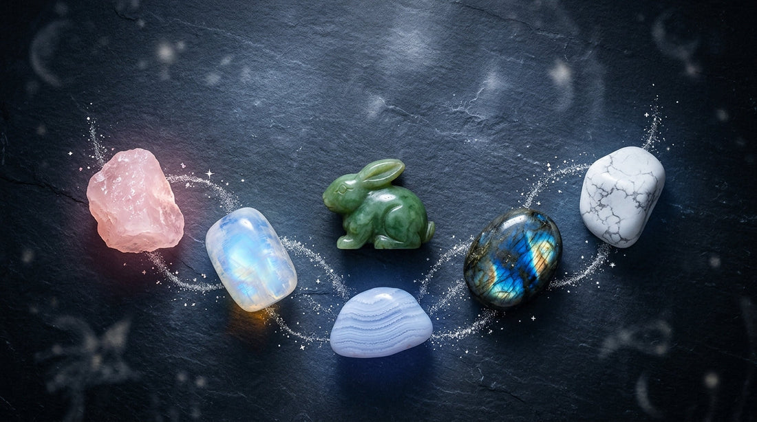 Rabbit Zodiac Crystals: Gentleness, intuition, and the quiet strength of those who heal by simply being present