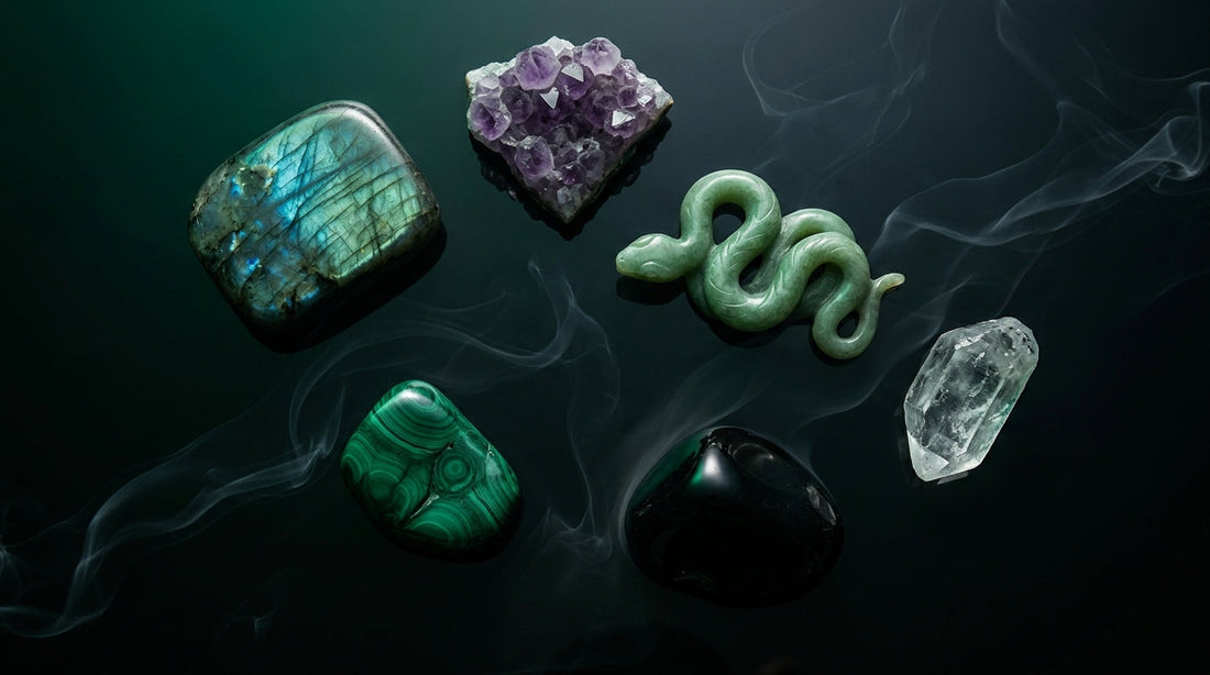 Snake Zodiac Crystals: The most mysterious sign in the zodiac — enigmatic wisdom, supernatural intuition, and the quiet power of transformation