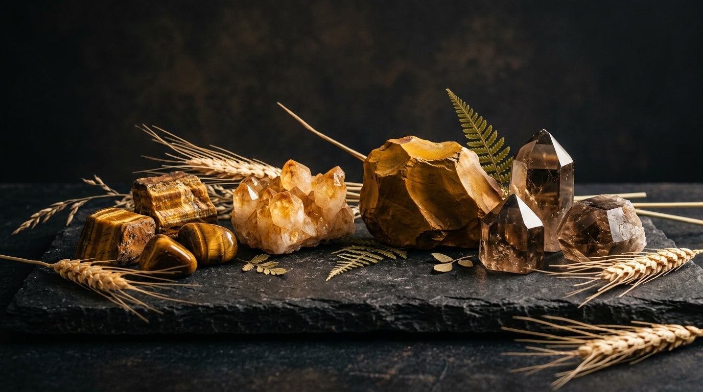 Earth Element Crystals — Stability, Nourishment, Centering & the Power of Deep Roots