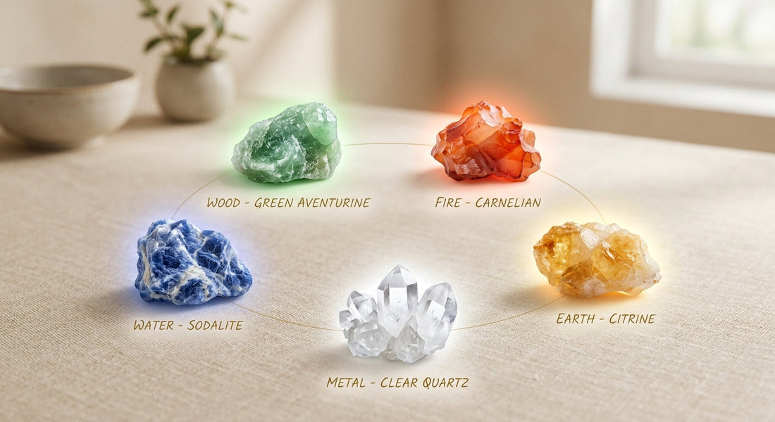 Five Elements & Crystals: Your Complete Guide to Wu Xing