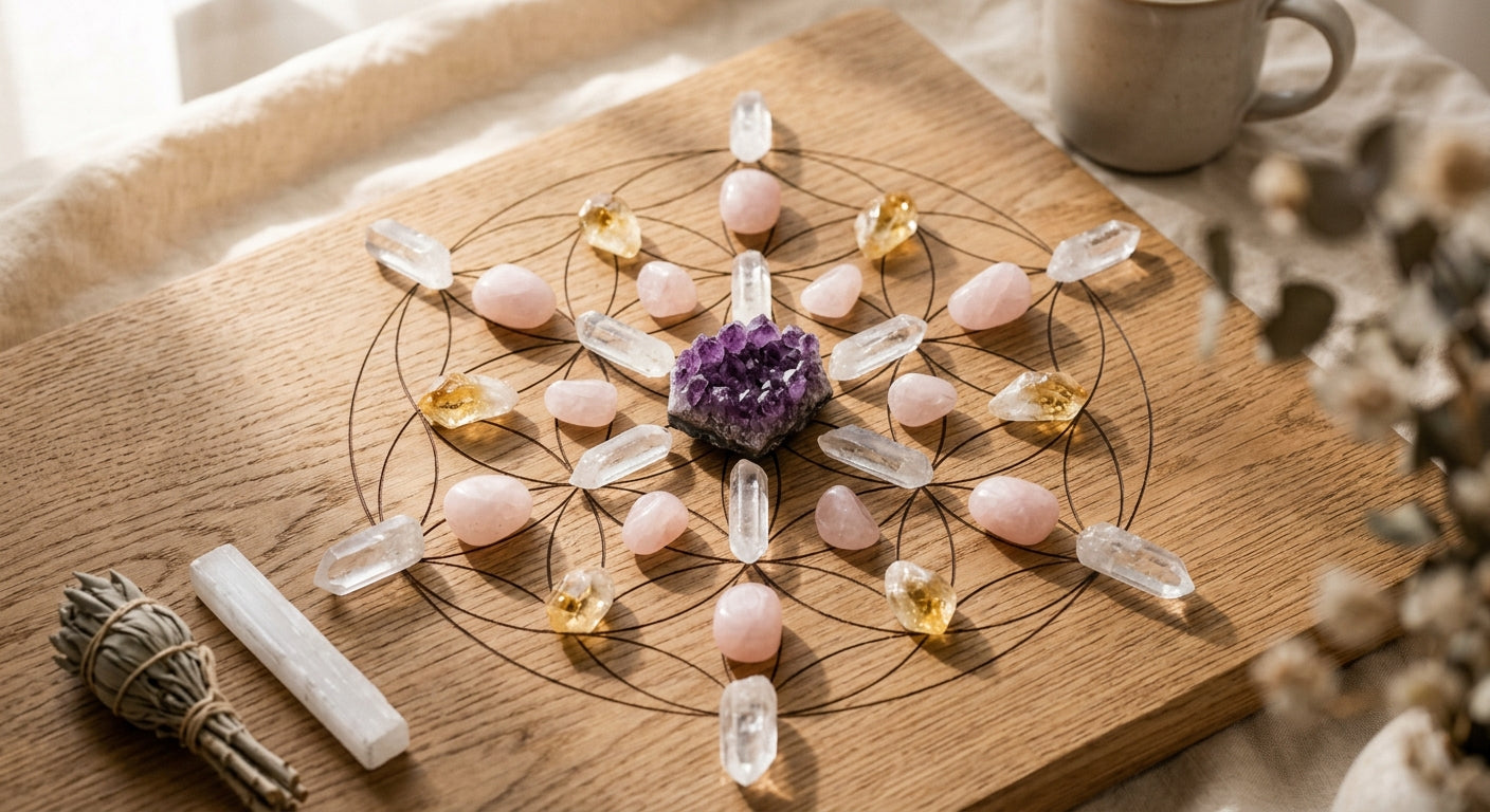 Crystal Grids: Sacred Geometry for Amplified Intention