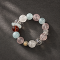Seafoam Rose Mixed Crystal Bracelet