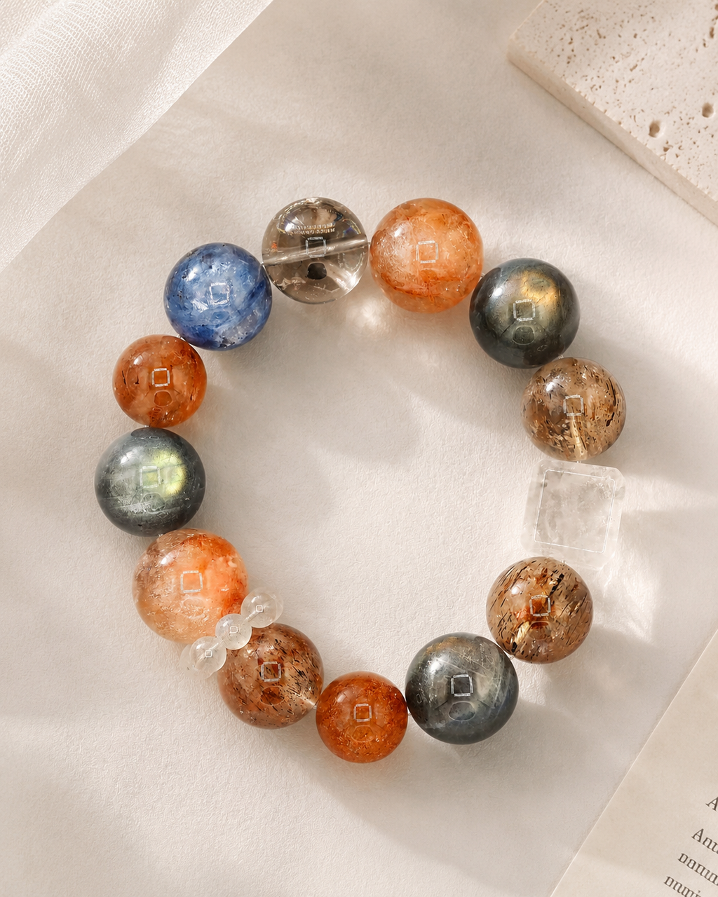 Astral Ember Multi-Stone Crystal Bracelet