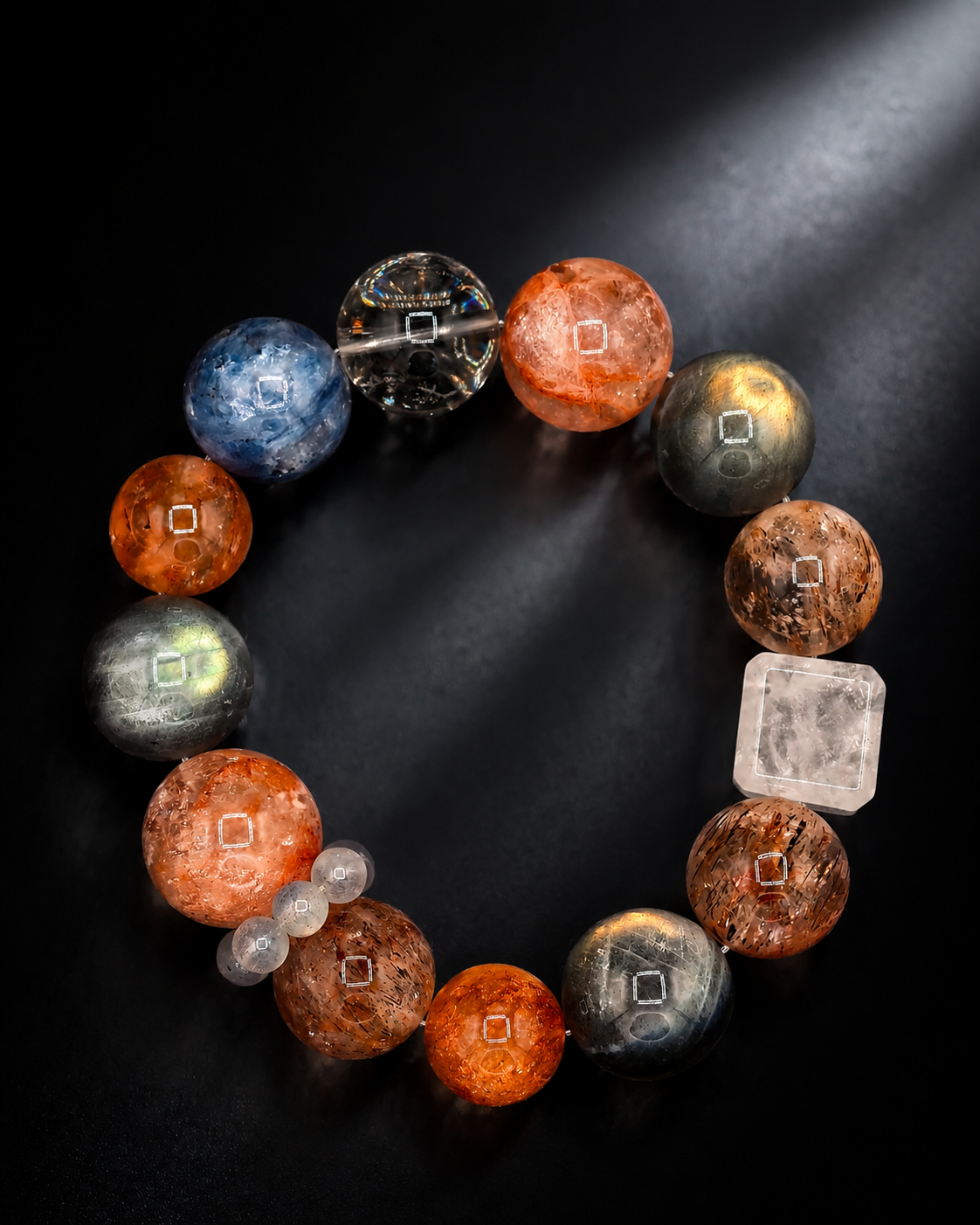 Astral Ember Multi-Stone Crystal Bracelet