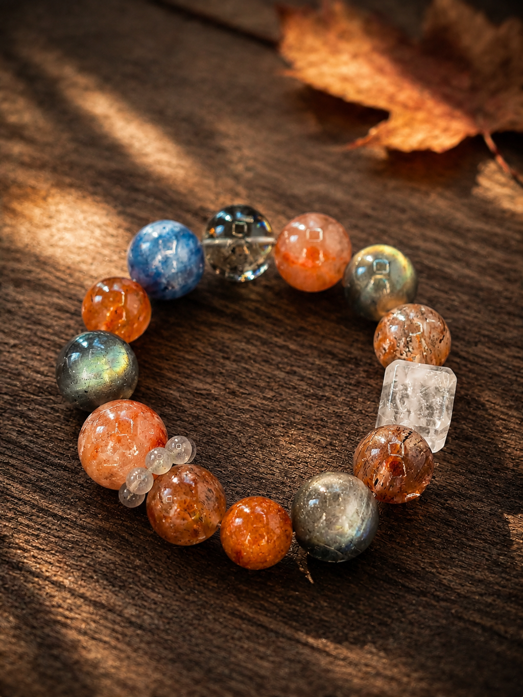 Astral Ember Multi-Stone Crystal Bracelet