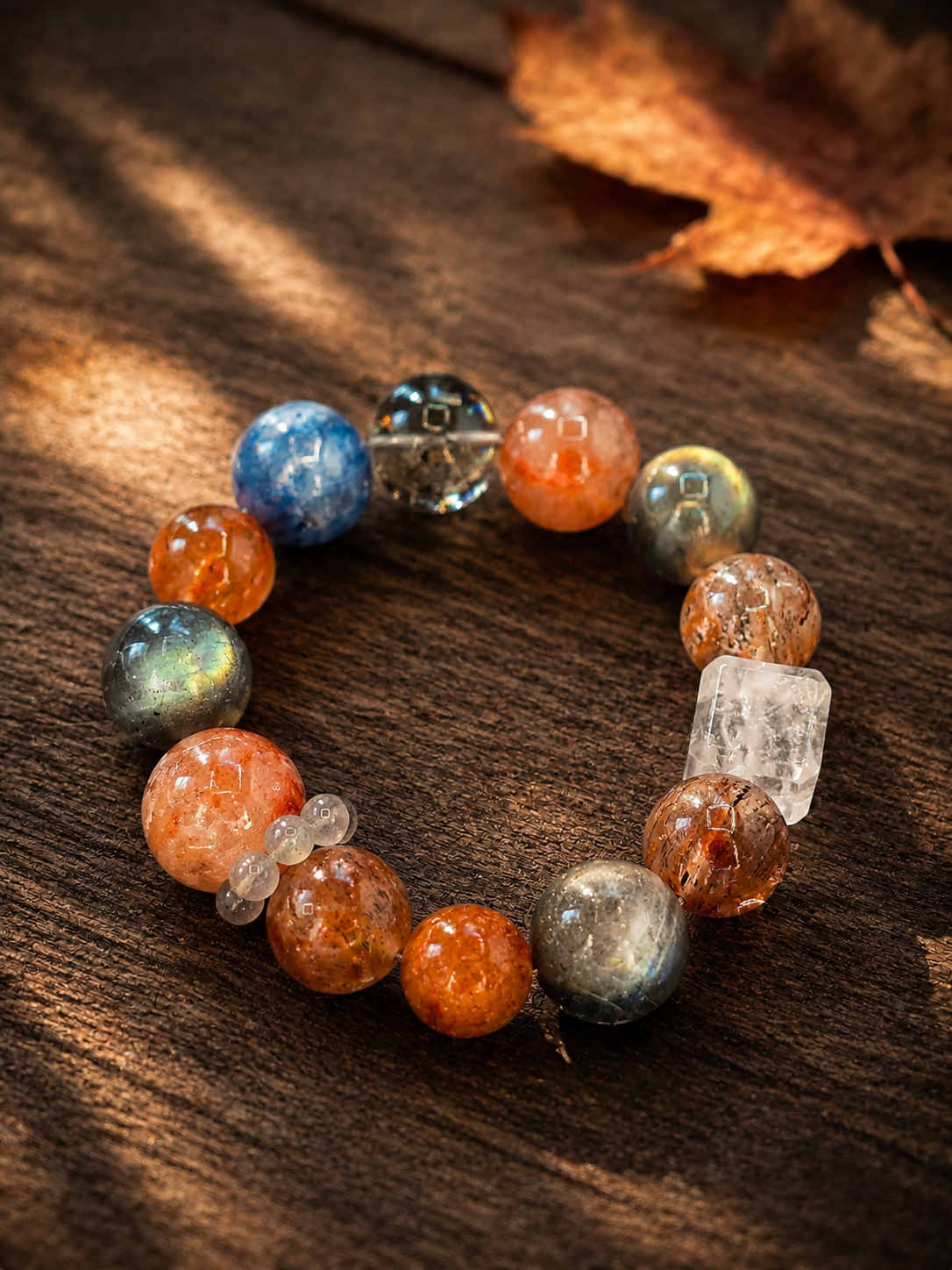 Astral Ember Multi-Stone Crystal Bracelet