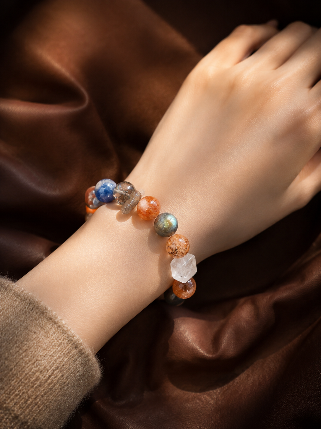 Astral Ember Multi-Stone Crystal Bracelet