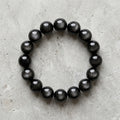 Silver Sheen Obsidian Protection Bracelet